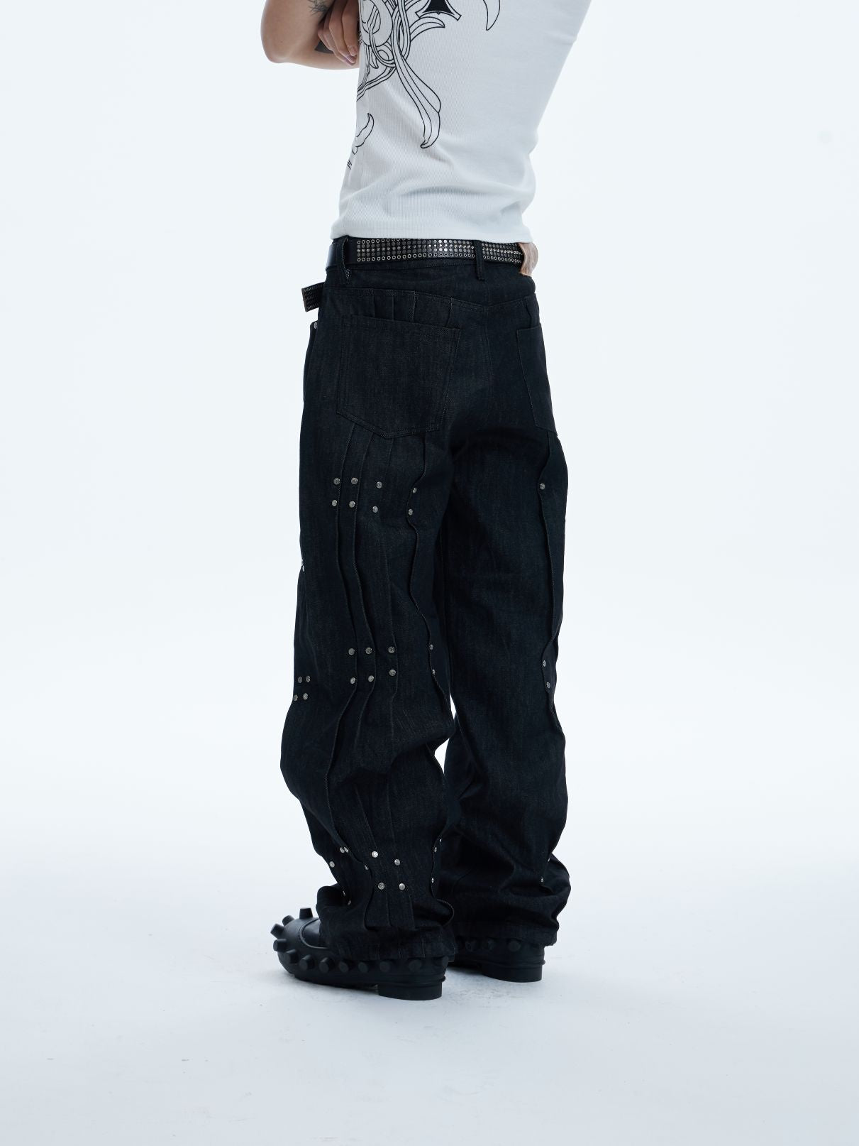 DND4DES Riveted Pleated Denim