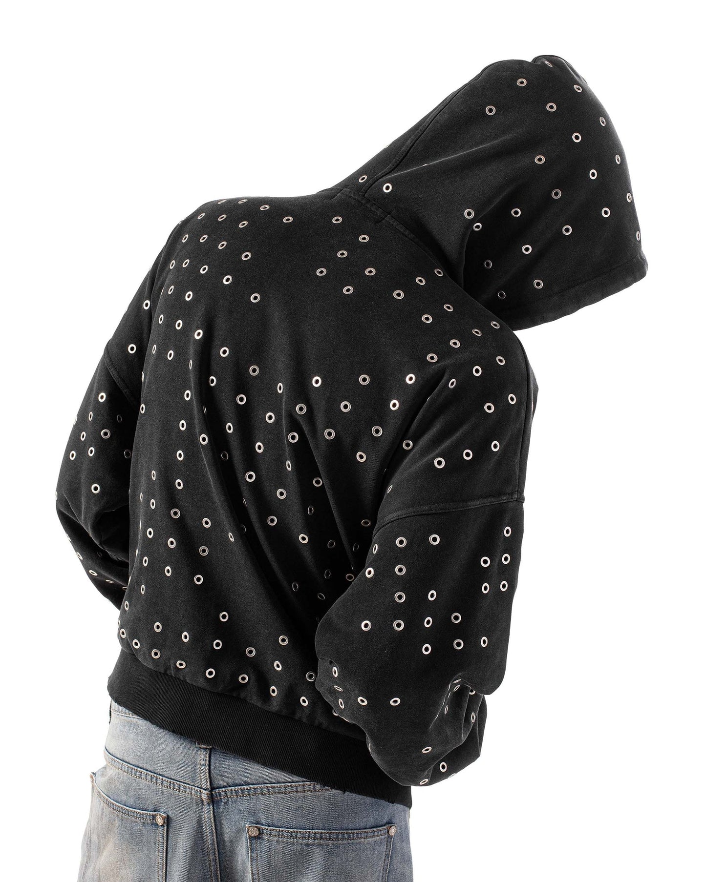 Racer Wolrdwide Eyelet Hoodie