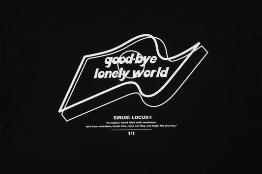 GOOD-BYE LONELY WORLD S/S Tee - BLACK