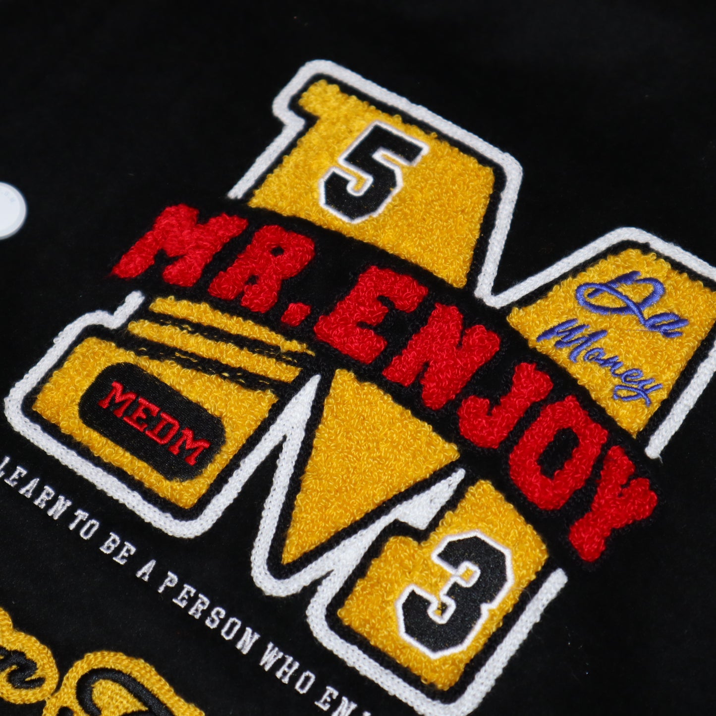 BASIC EMBROIDERED BASEBALL JERSEY