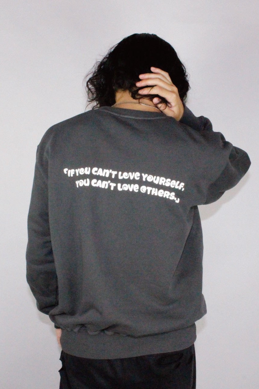 TWO FINGERPRINTS HEART PIGMENT SWEATSHIRT