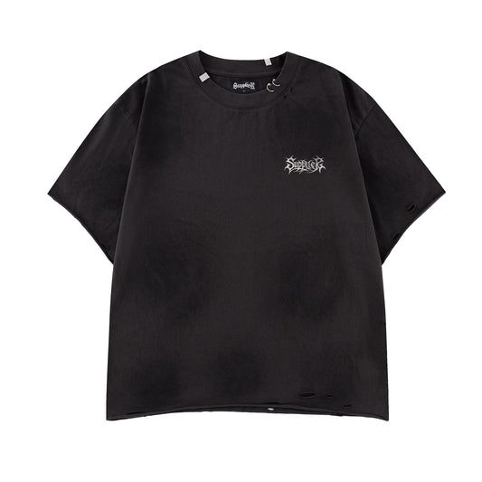 【新着アイテム】SUPPLIER　Pierced Tribal Bones Tee / BLACK, GRAY