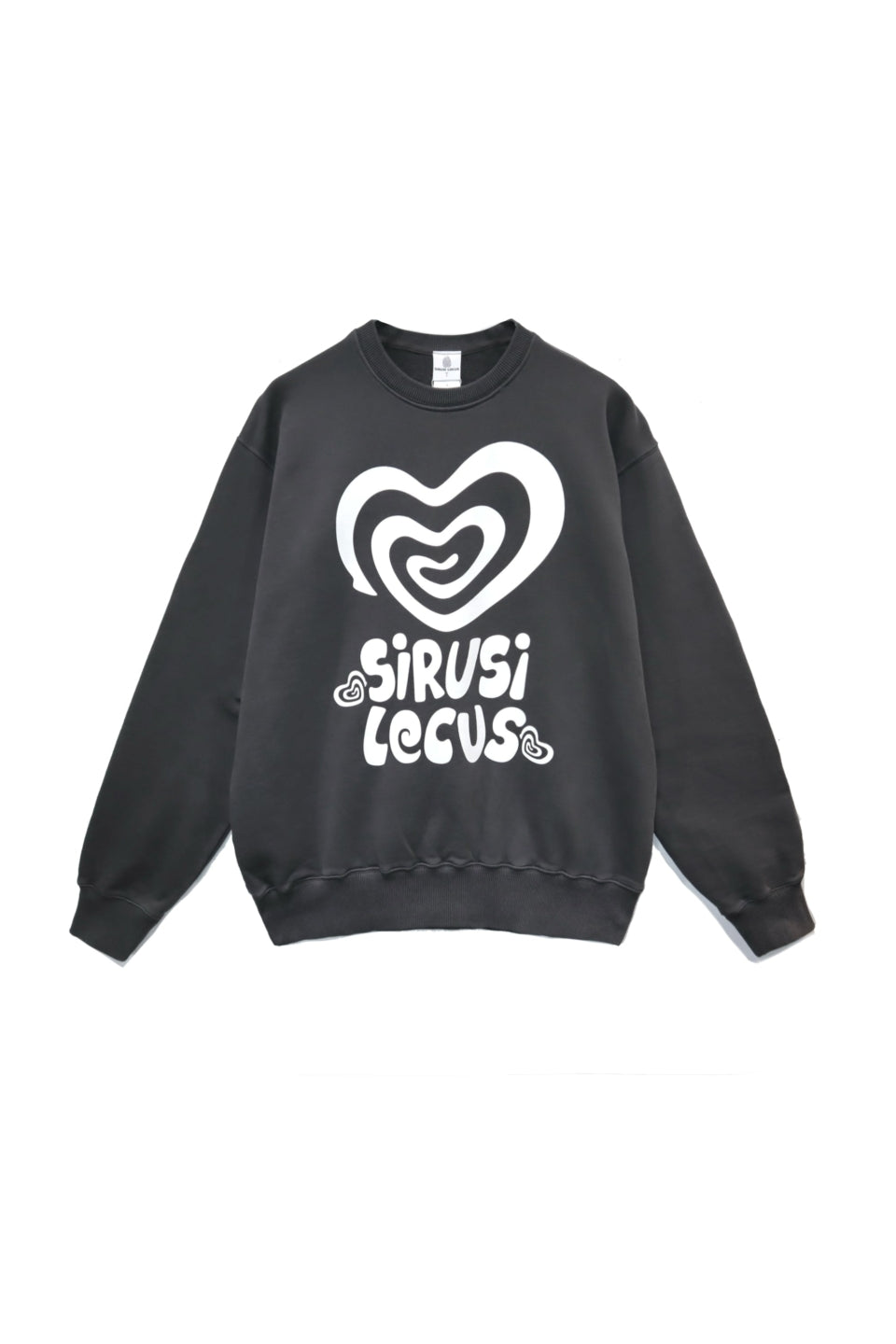 TWO FINGERPRINTS HEART PIGMENT SWEATSHIRT