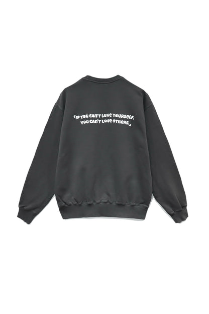 TWO FINGERPRINTS HEART PIGMENT SWEATSHIRT