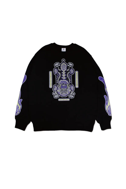 紫煙狛犬 FLAME TYPE SWEATSHIRT