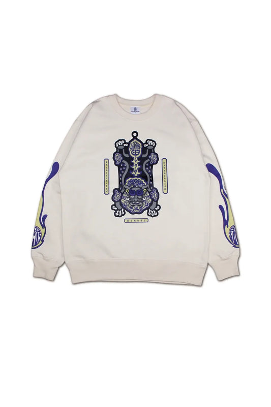 紫煙狛犬 FLAME TYPE SWEATSHIRT