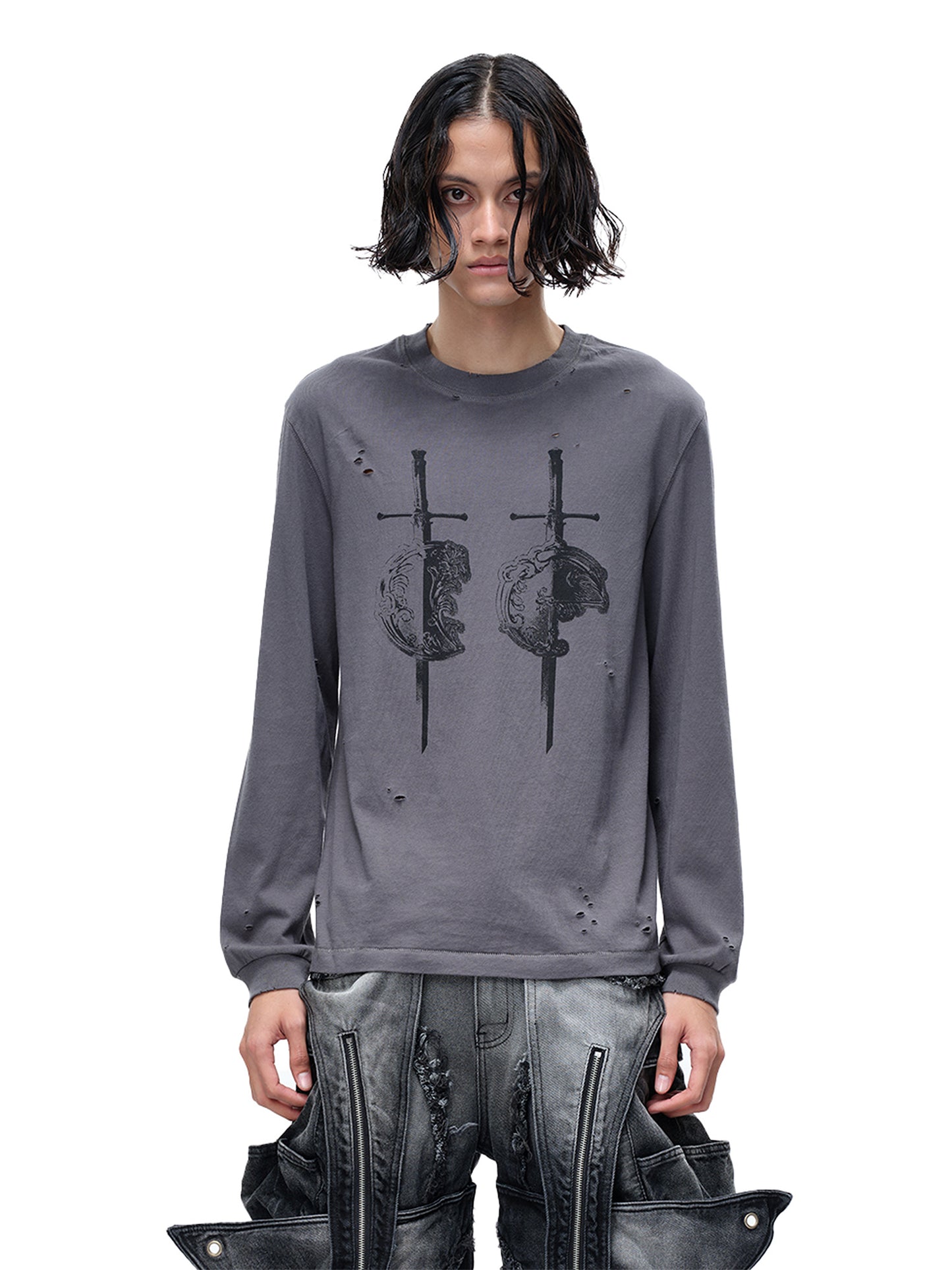 THE BOY HAS NO PATIENCE　LUMINOUS DAWN SWORD & SHIELD TEE