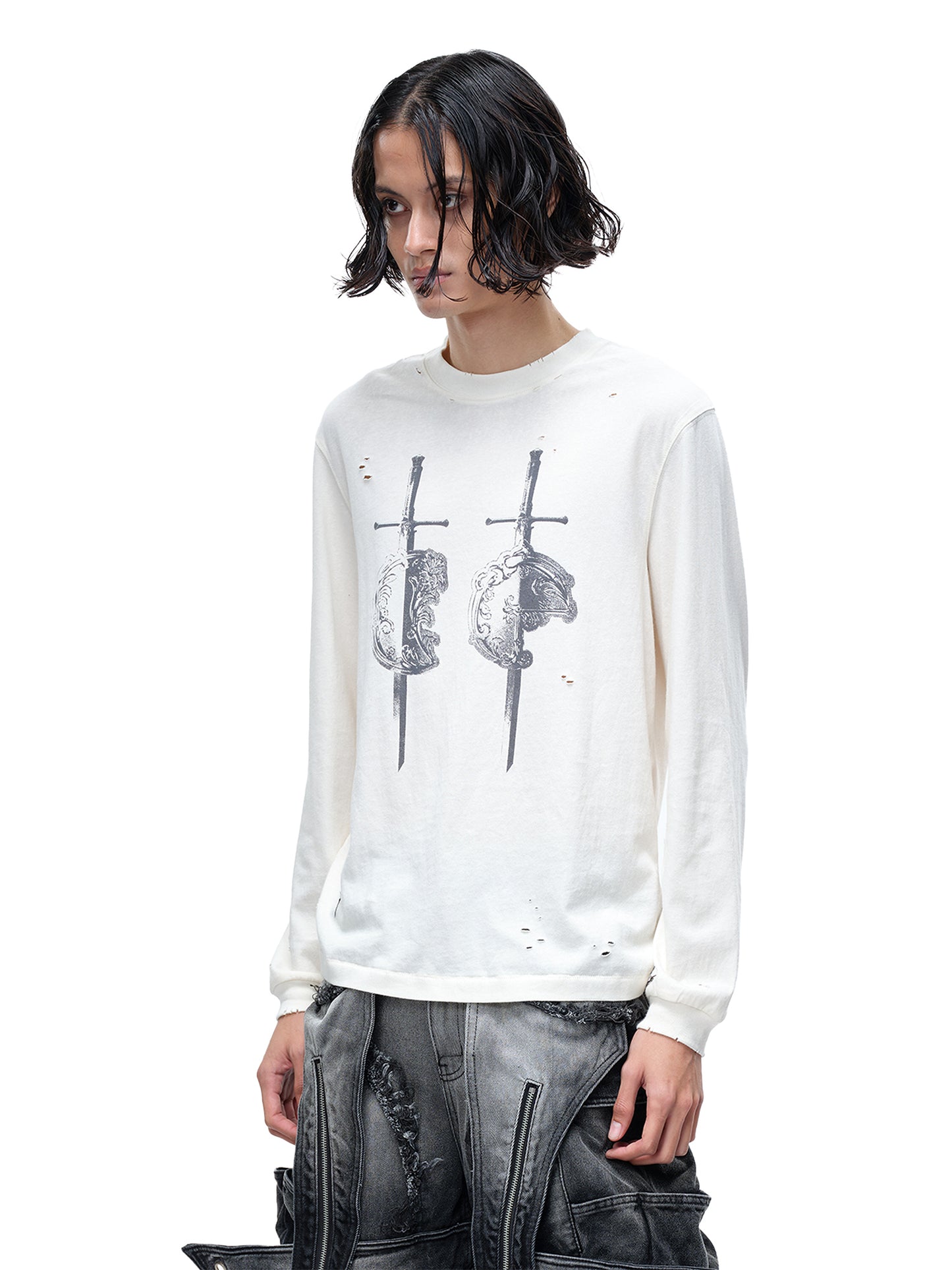 THE BOY HAS NO PATIENCE　LUMINOUS DAWN SWORD & SHIELD TEE