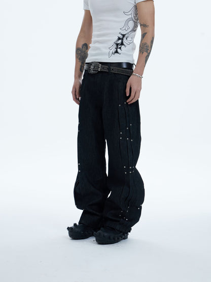 DND4DES　Riveted Pleated Denim