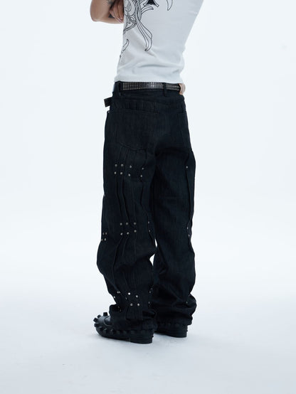 DND4DES　Riveted Pleated Denim