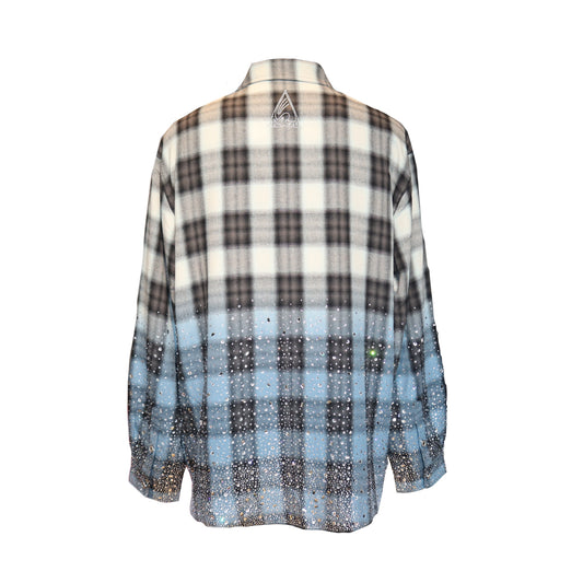The Boy Has No Patience     Saint Irregular Hot Diamond Plaid Shirt