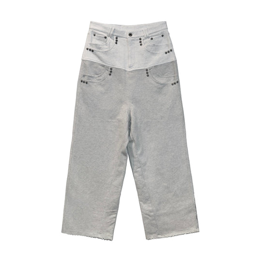 Thought We Friends　Dray Double-Layered Sweatpants