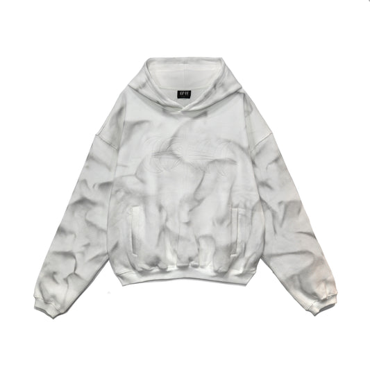 LUMINOUS DAWN EMBROIDERED LOGO HOODIE