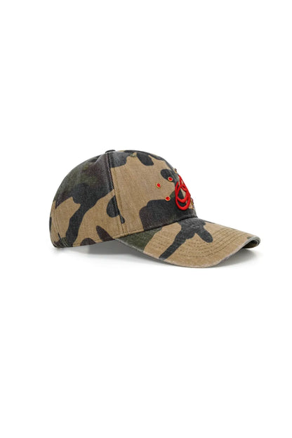 Jewel Studs Embroidery Logo 6 Panel Cap