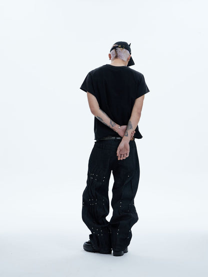 DND4DES　Riveted Pleated Denim