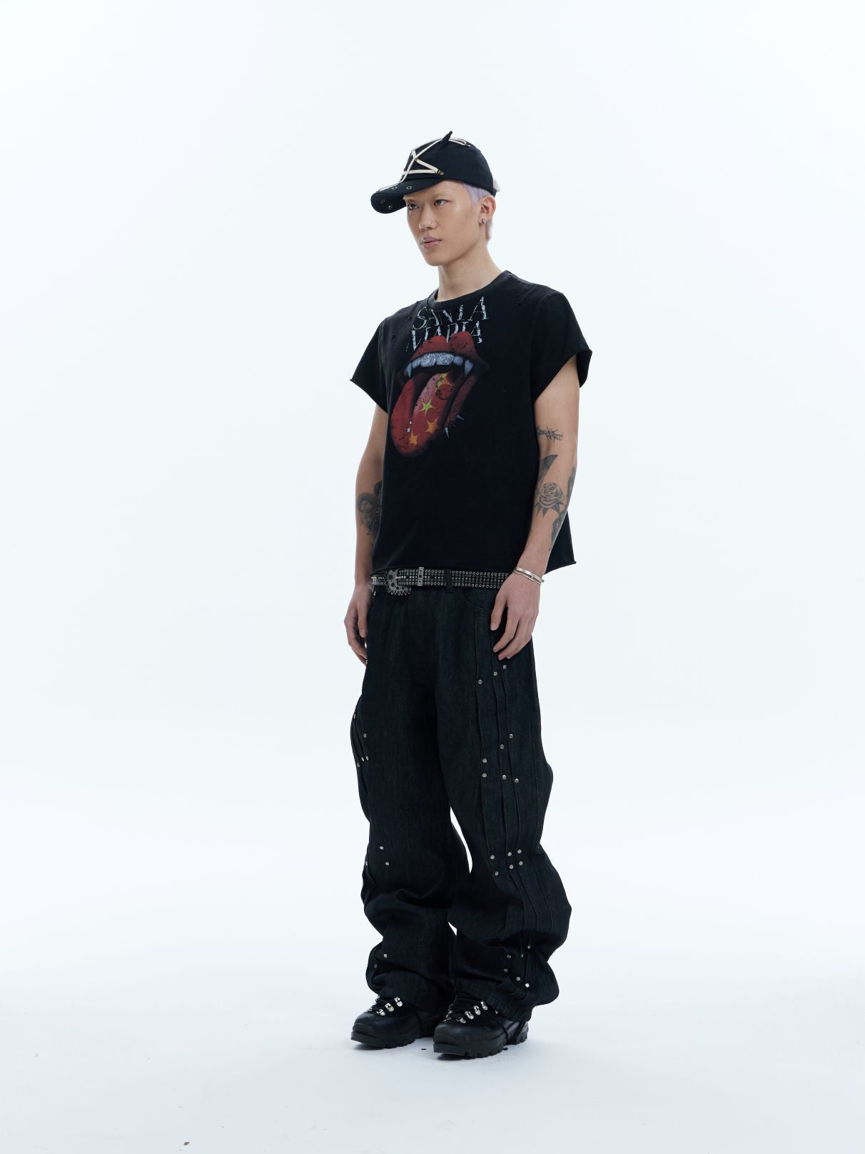 DND4DES　Riveted Pleated Denim