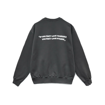 TWO FINGERPRINTS HEART PIGMENT SWEATSHIRT