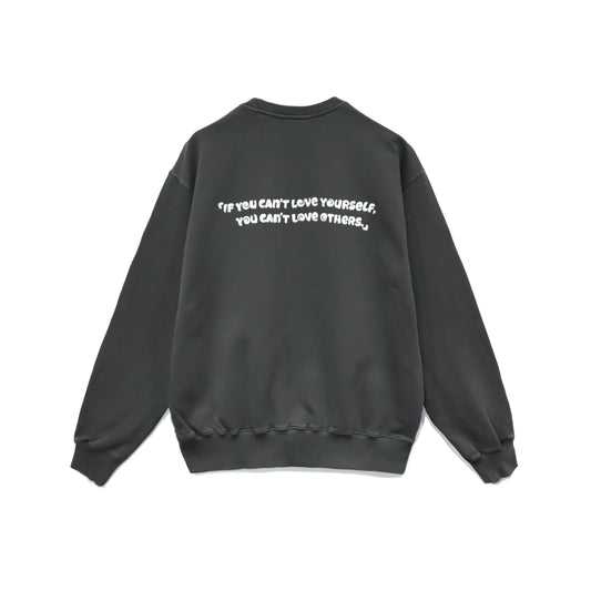 TWO FINGERPRINTS HEART PIGMENT SWEATSHIRT