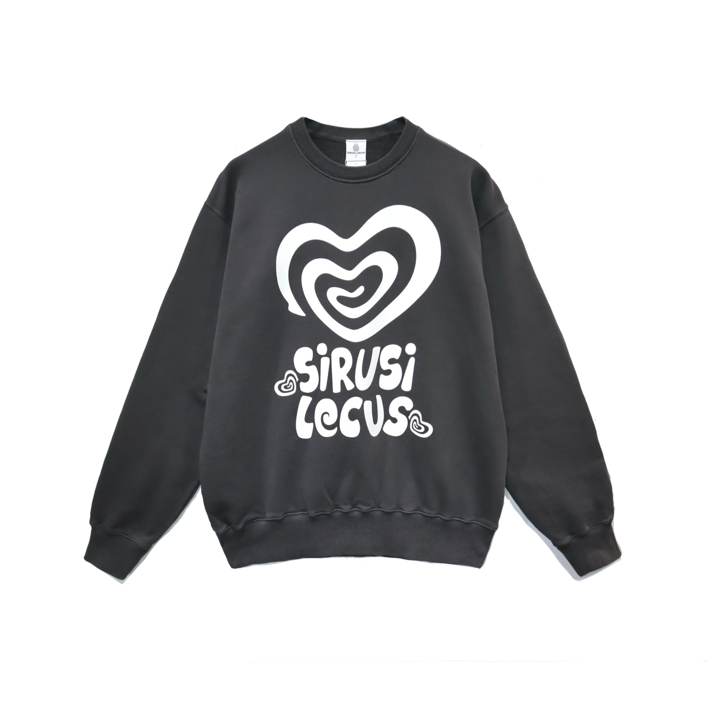 TWO FINGERPRINTS HEART PIGMENT SWEATSHIRT