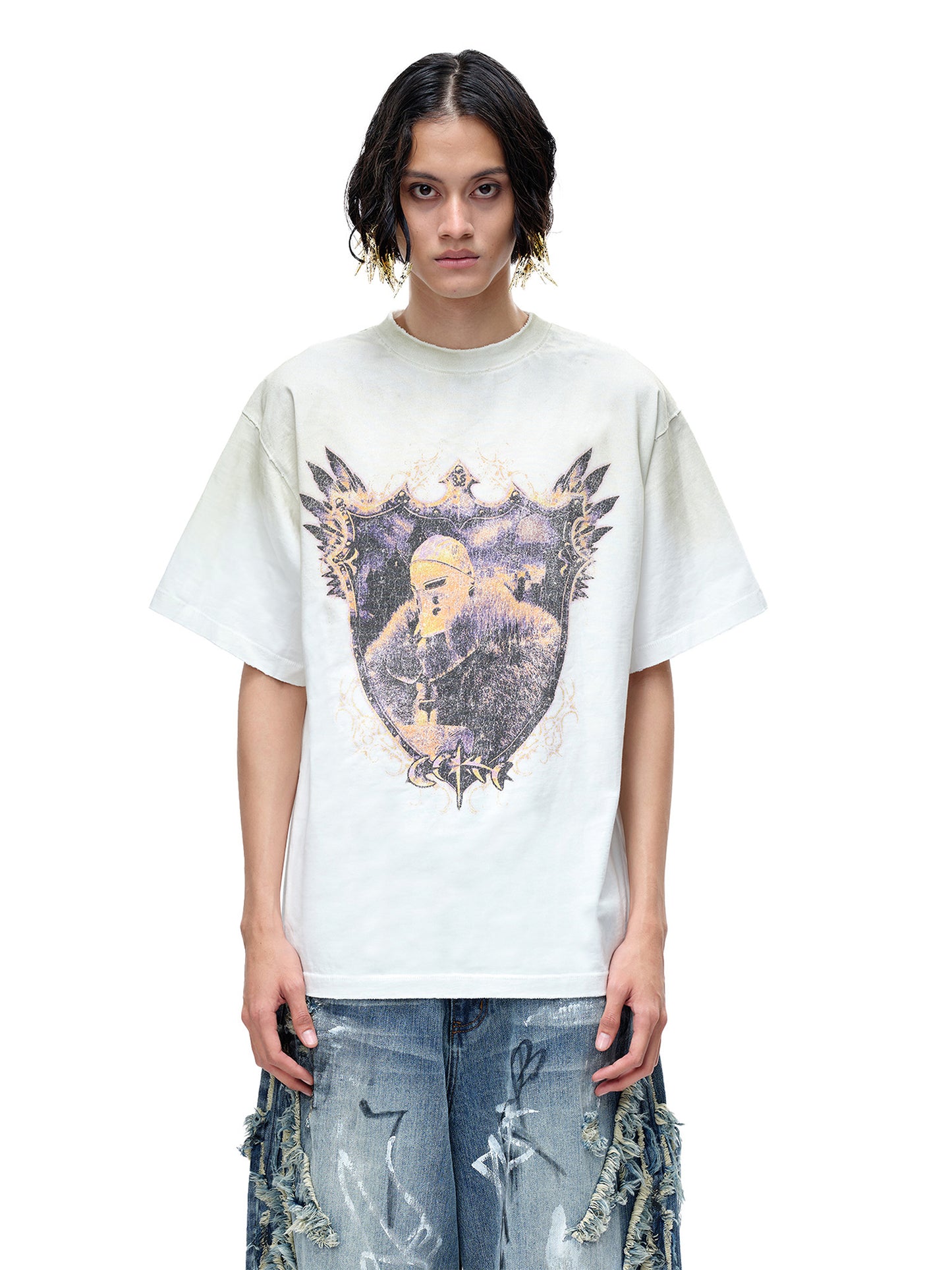 THE BOY HAS NO PATIENCE　LUMINOUS DAWN ASTRAL KNIGHT DESTROYED TEE