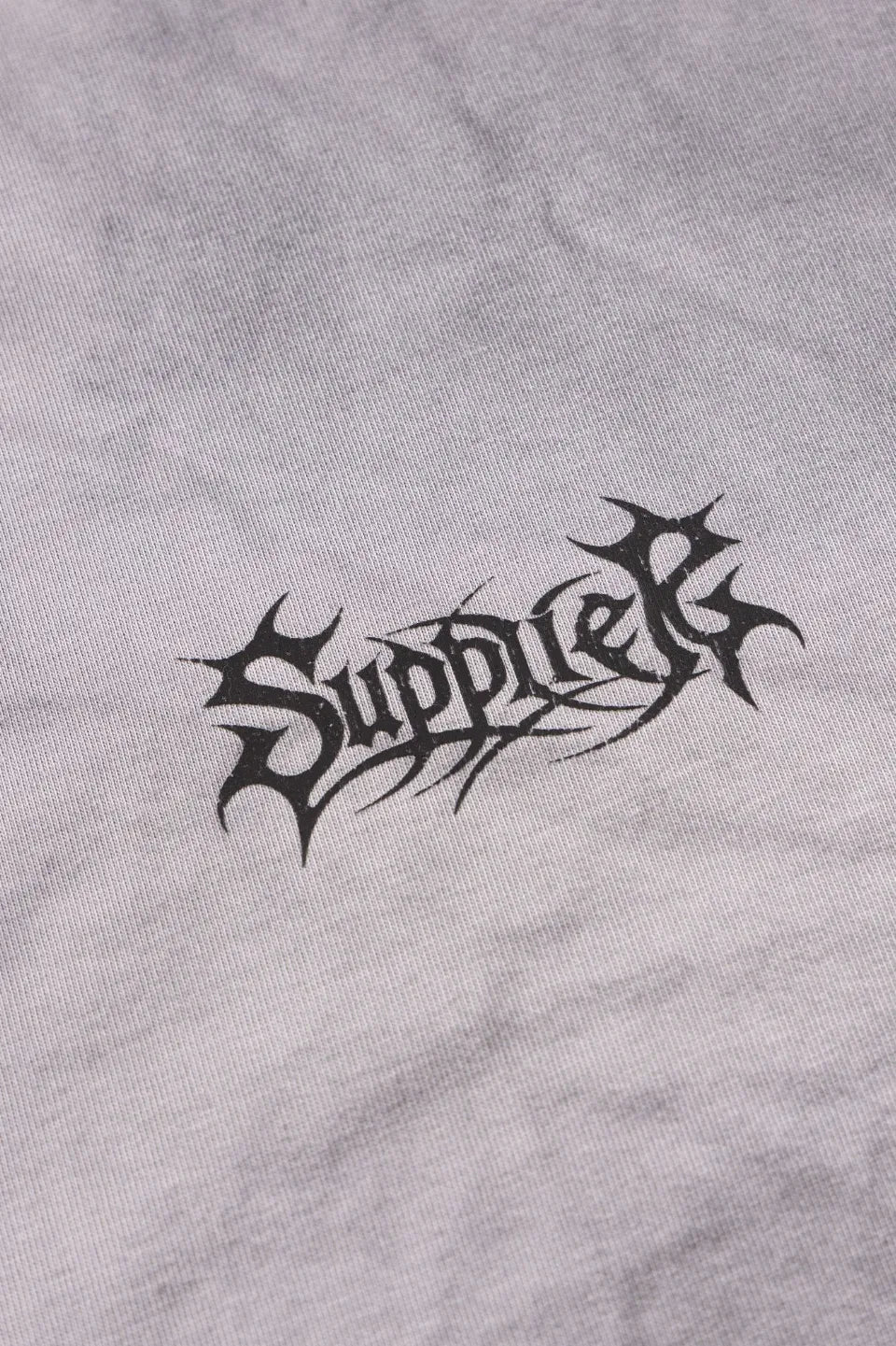 Pierced Tribal Bones Tee - GRAY