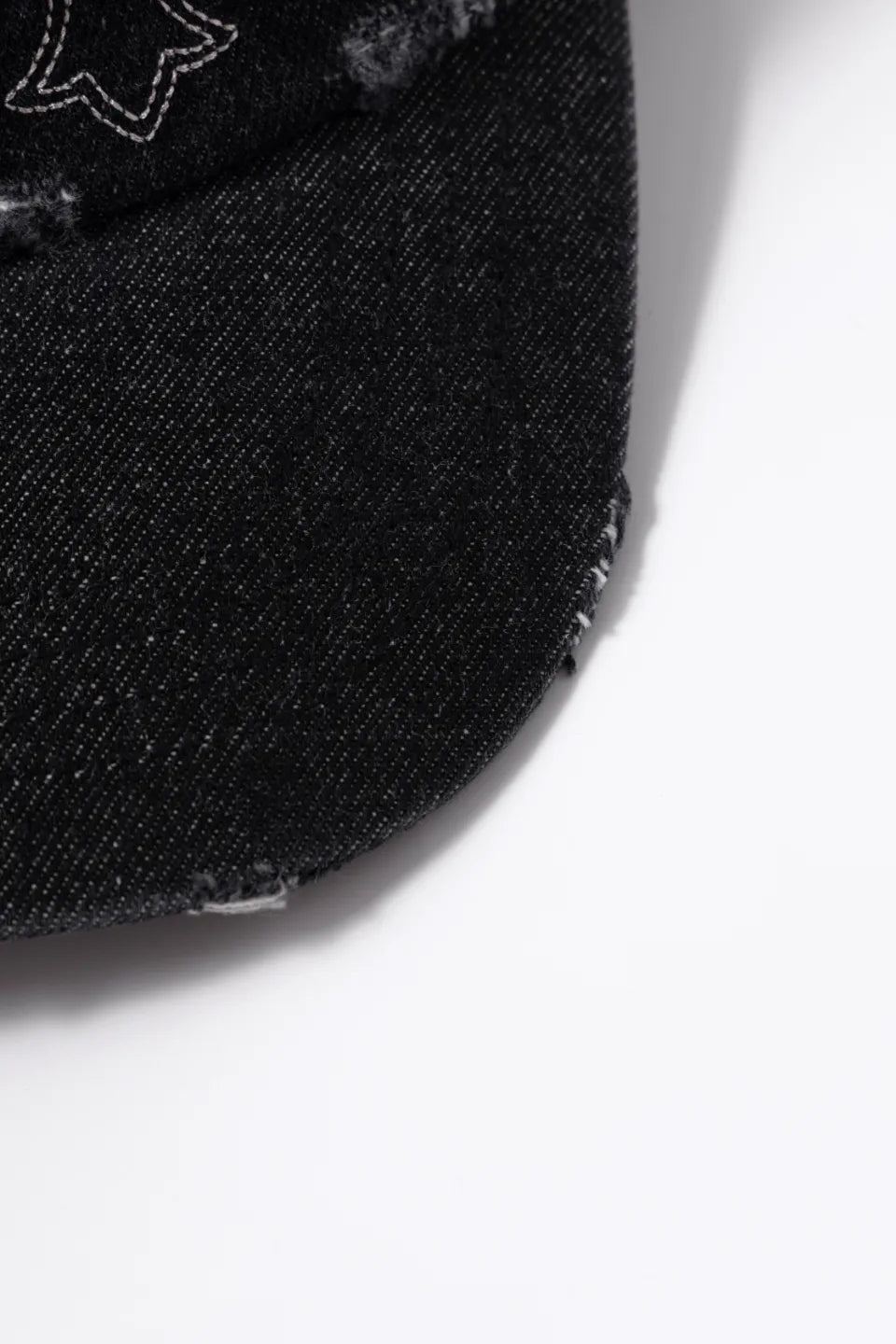 Multiple Cross Denim Cap