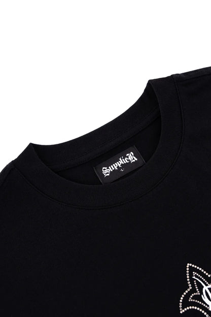 Rhinestone Triple Cross Tee