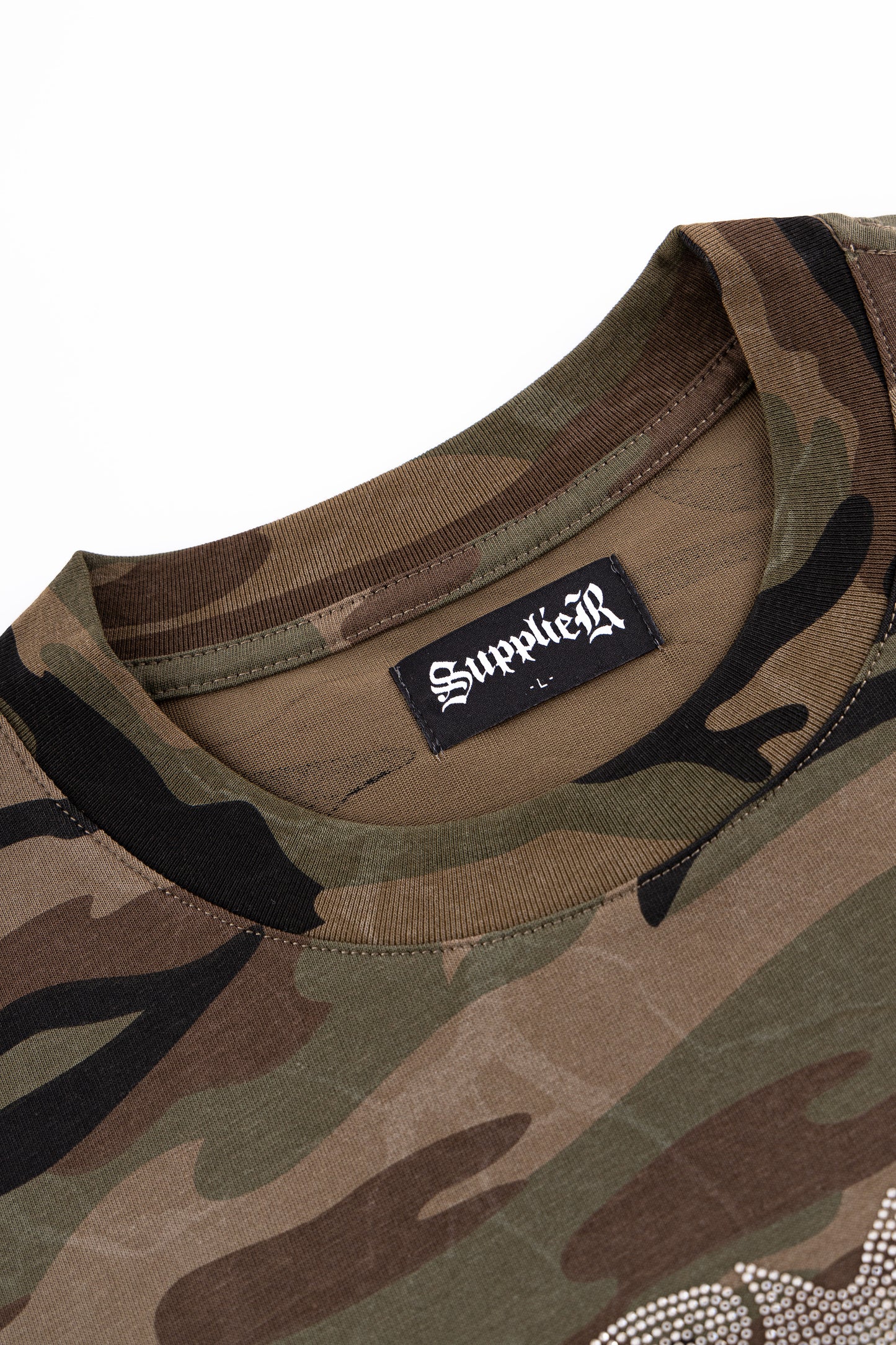 Rhinestone Fire Bones Tee