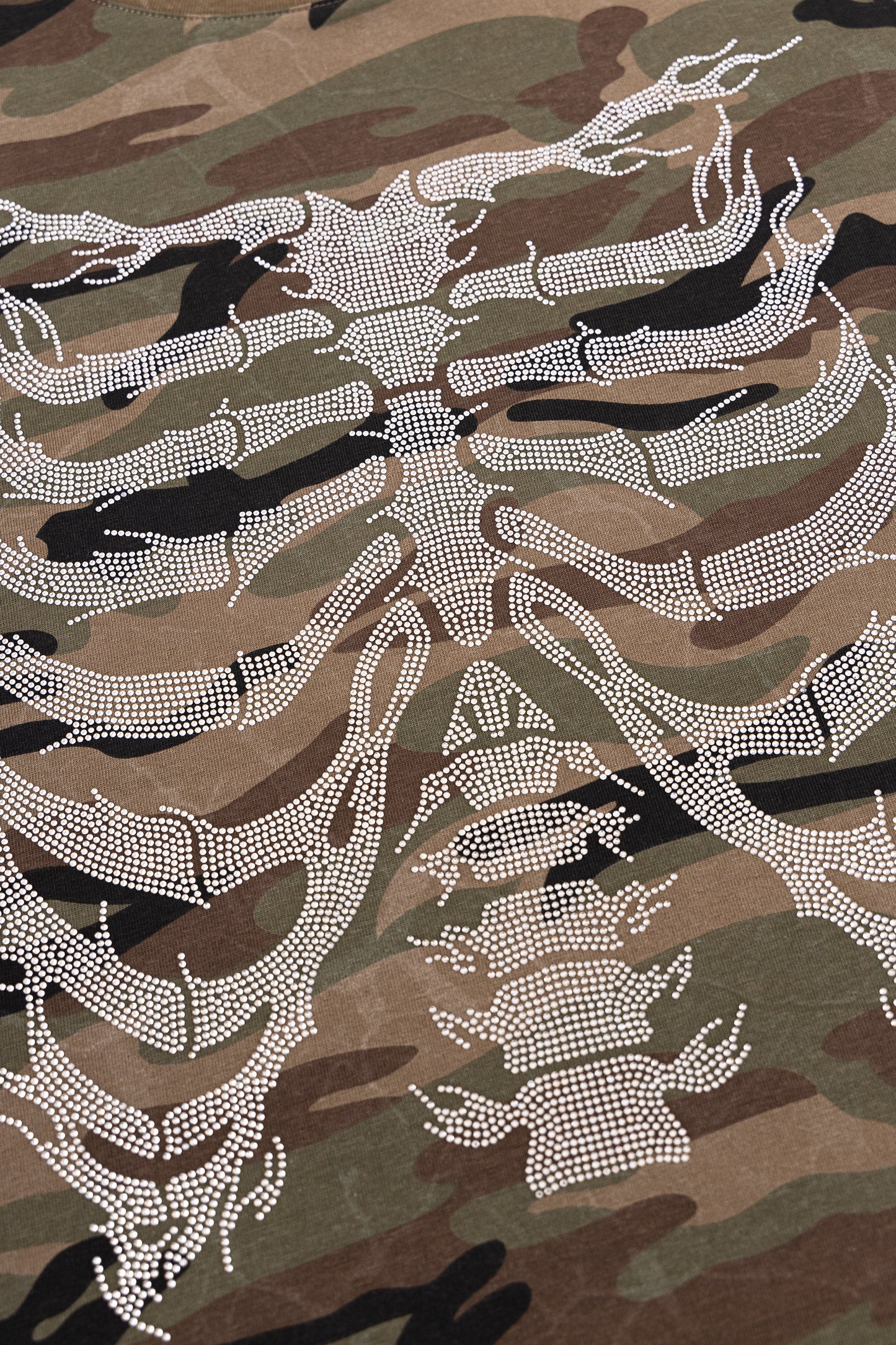 Rhinestone Fire Bones Tee