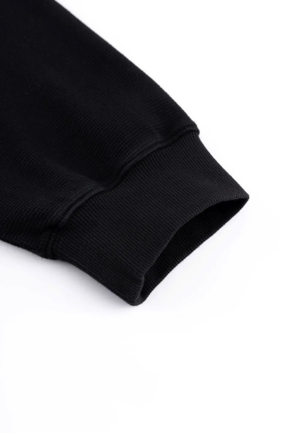 Multiple Cross Leather Patch Thermal Zip Hoodie
