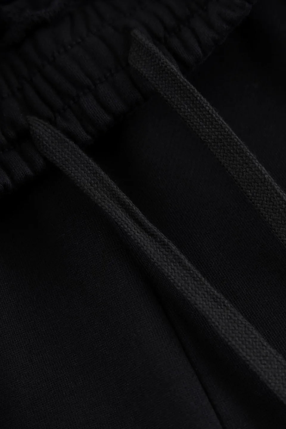 Multiple Cross Leather Patch Loose Fit Sweat Pants