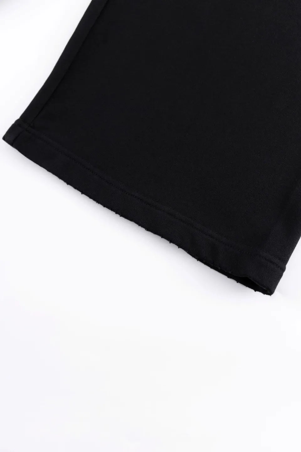 Multiple Cross Leather Patch Loose Fit Sweat Pants