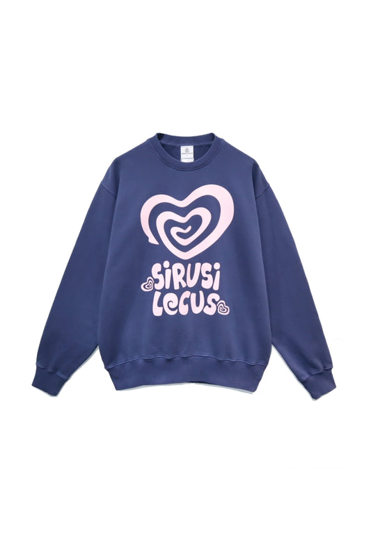 TWO FINGERPRINTS HEART PIGMENT SWEATSHIRT