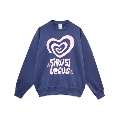 TWO FINGERPRINTS HEART PIGMENT SWEATSHIRT