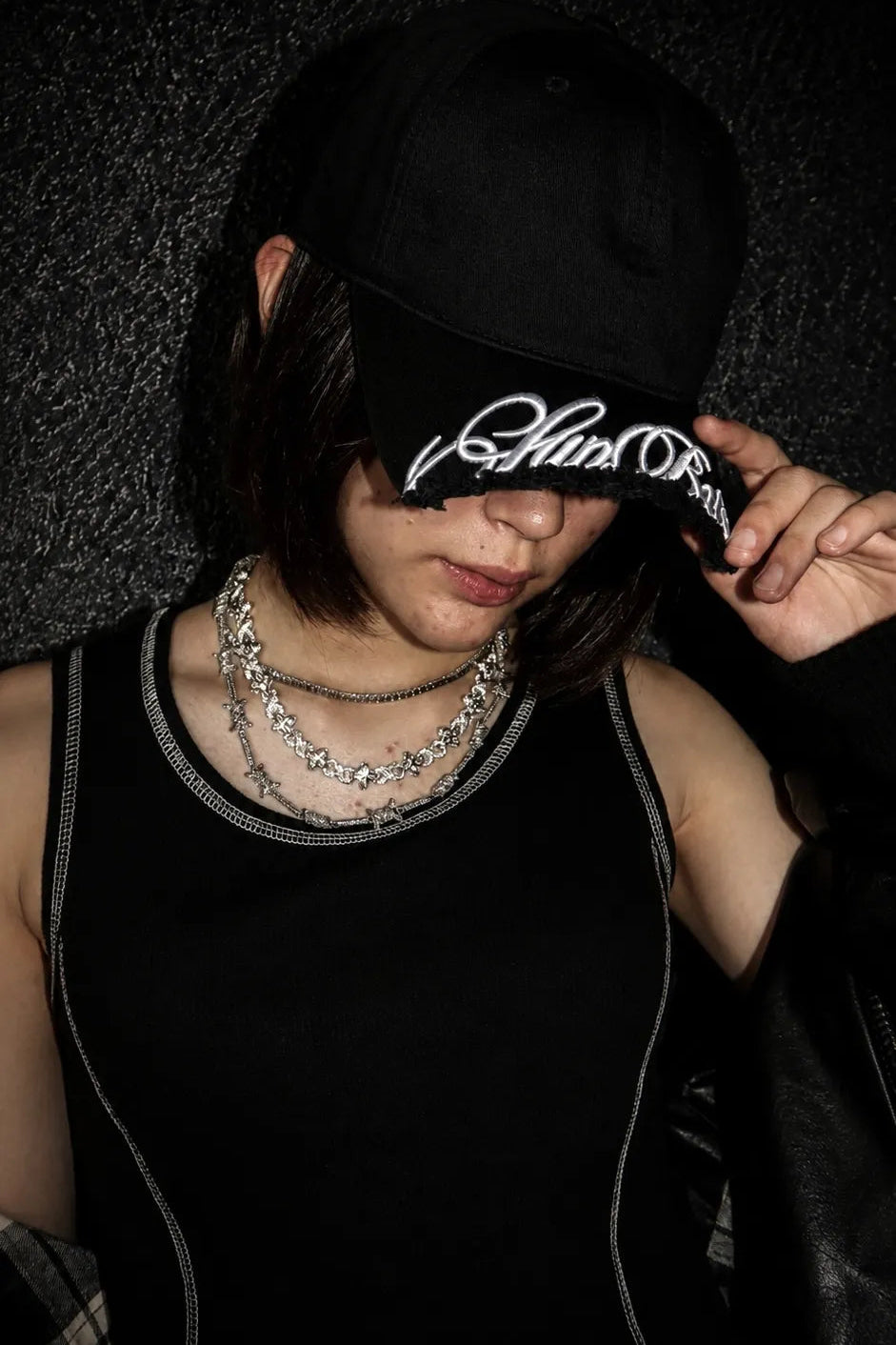 Embroidery Logo Cut-Off Brim Cap -Ladies-