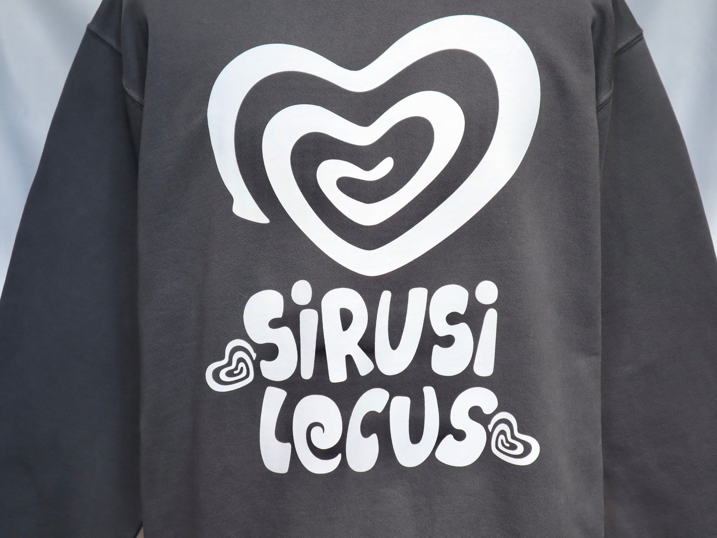 TWO FINGERPRINTS HEART PIGMENT SWEATSHIRT