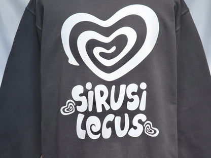 TWO FINGERPRINTS HEART PIGMENT SWEATSHIRT