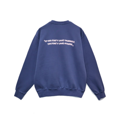 TWO FINGERPRINTS HEART PIGMENT SWEATSHIRT