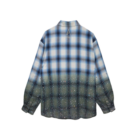 The Boy Has No Patience     Saint Irregular Hot Diamond Plaid Shirt