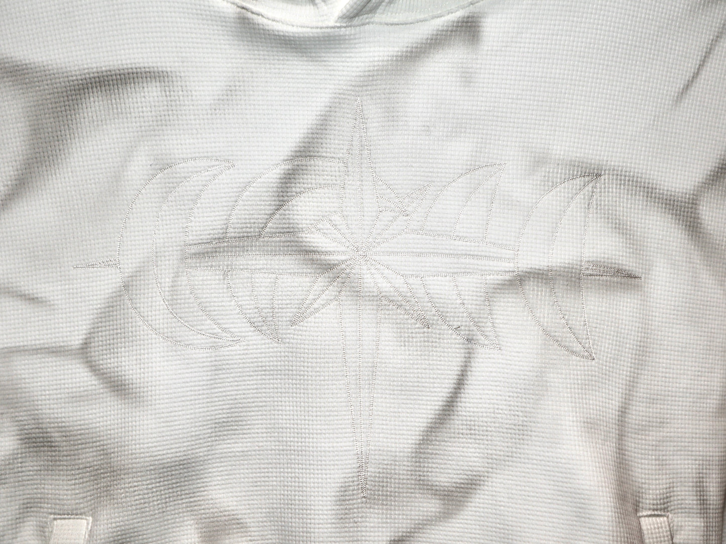 LUMINOUS DAWN EMBROIDERED LOGO HOODIE