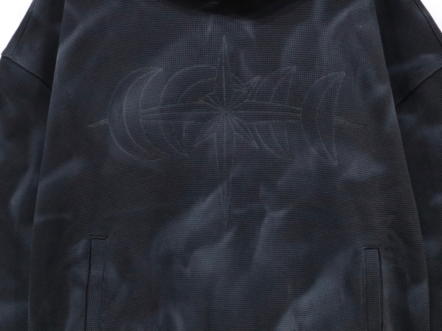 LUMINOUS DAWN EMBROIDERED LOGO HOODIE