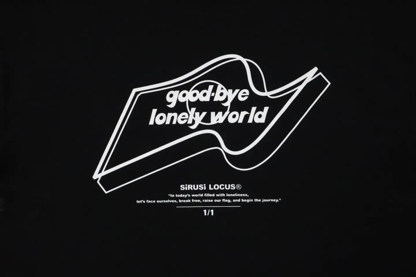 GOOD-BYE LONELY WORLD S/S Tee - BLACK