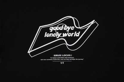 GOOD-BYE LONELY WORLD S/S Tee - BLACK