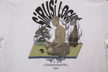 増情報騒 S/S Tee - WHITE