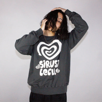 TWO FINGERPRINTS HEART PIGMENT SWEATSHIRT