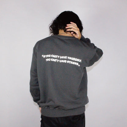 TWO FINGERPRINTS HEART PIGMENT SWEATSHIRT