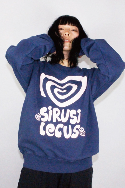 TWO FINGERPRINTS HEART PIGMENT SWEATSHIRT
