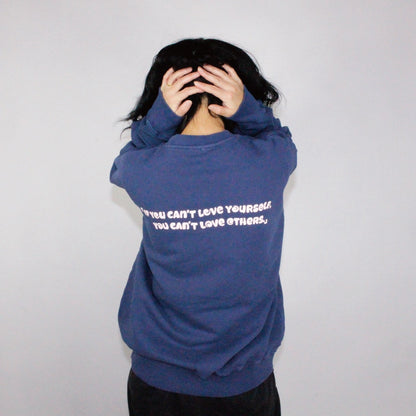 TWO FINGERPRINTS HEART PIGMENT SWEATSHIRT