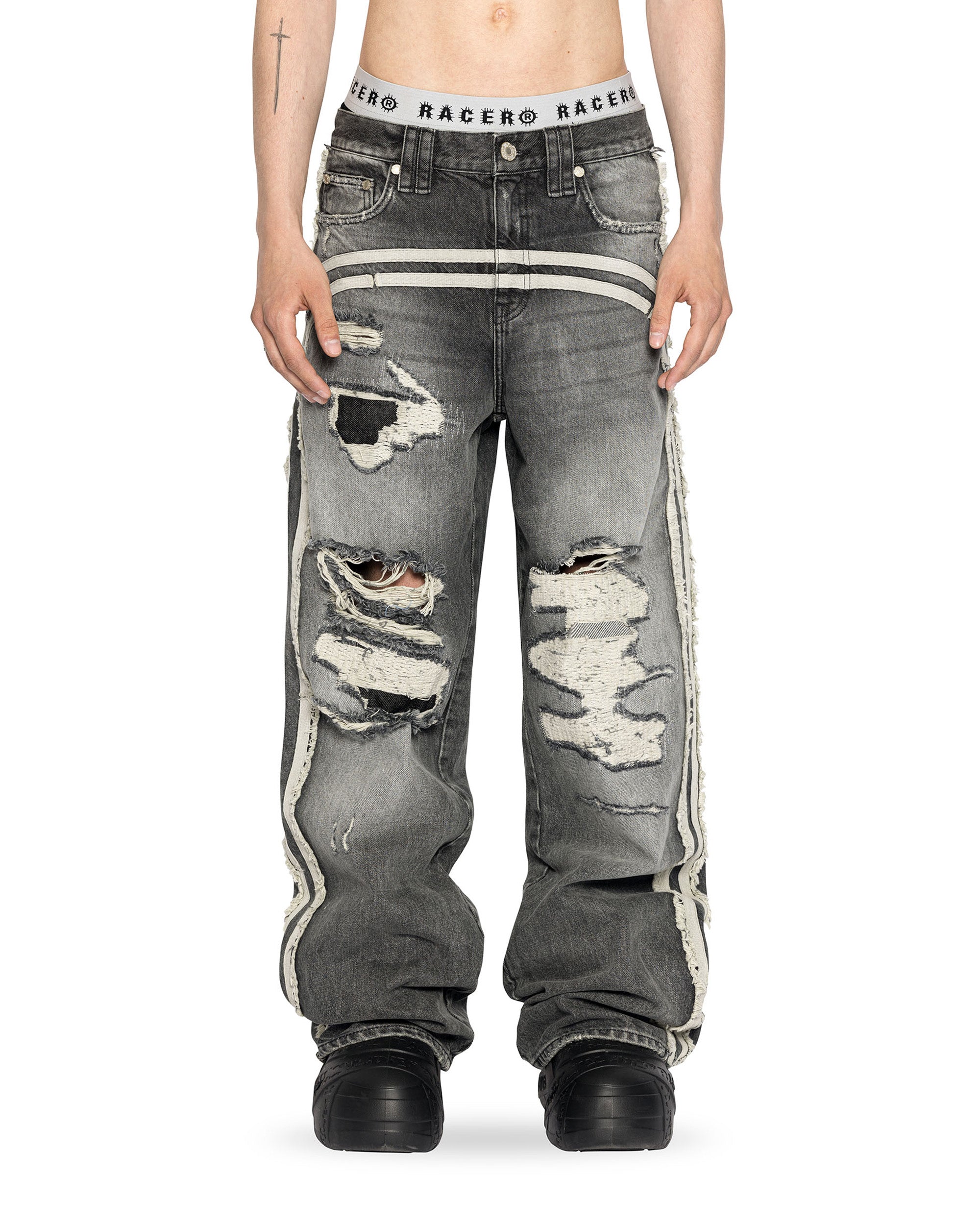 ENHYPEN ニキ 着用 Racer Worldwide デニム Racer Worldwide Track Jeans – HIGHTEN
