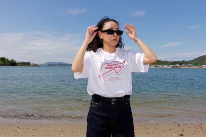 GOOD-BYE LONELY WORLD S/S Tee - WHITE